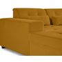 Voir la diapositive 6 : LISA DESIGN Vermont - canapé d'angle gauche - 4 places - convertible avec coffre - en velours côtelé