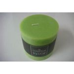 Comptoir des bougies Bougie ronde Rustic - Diam. 10 cm. Coloris disponibles : Vert