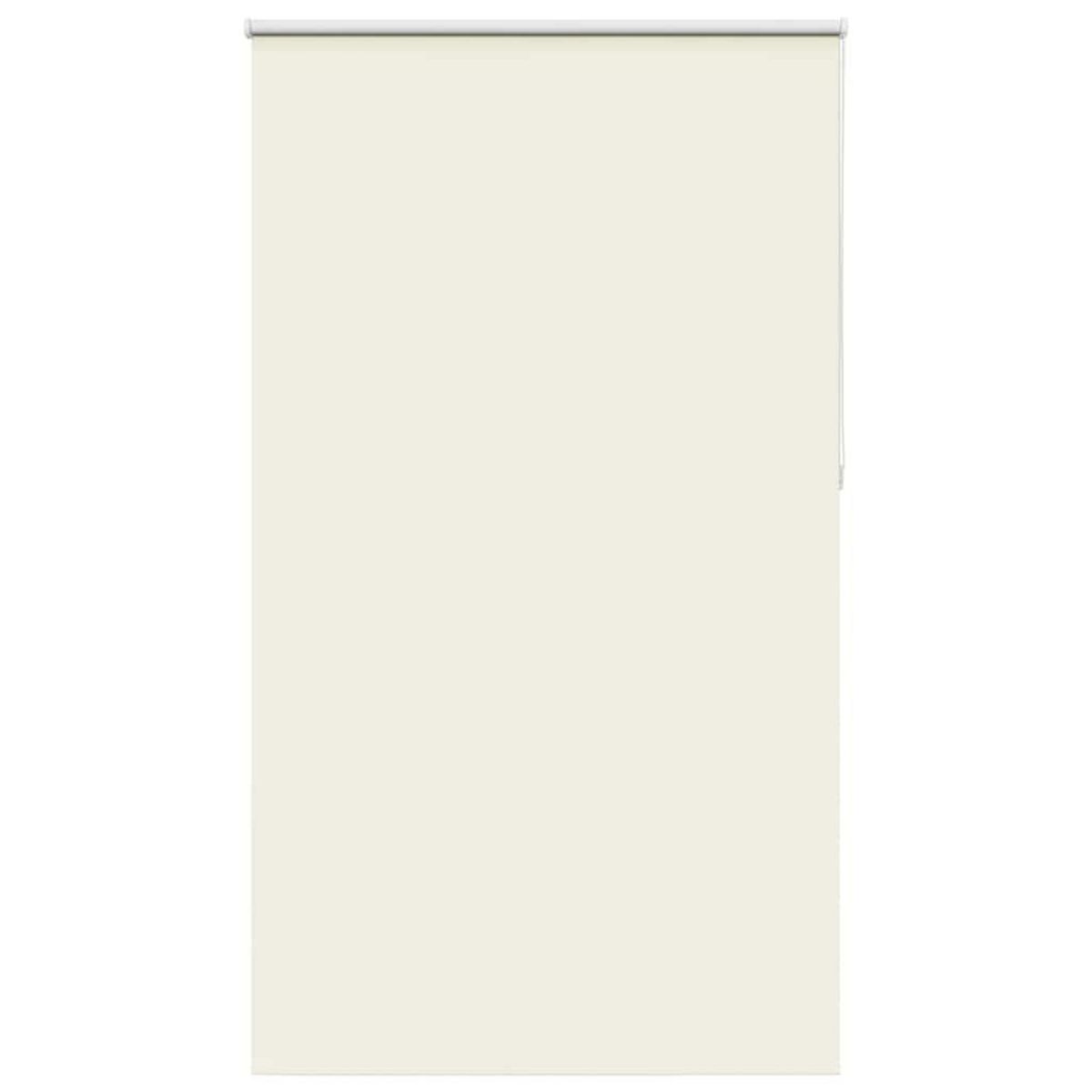 VIDAXL Store enrouleur occultant blanc casse 140x230 cm largeur tissu