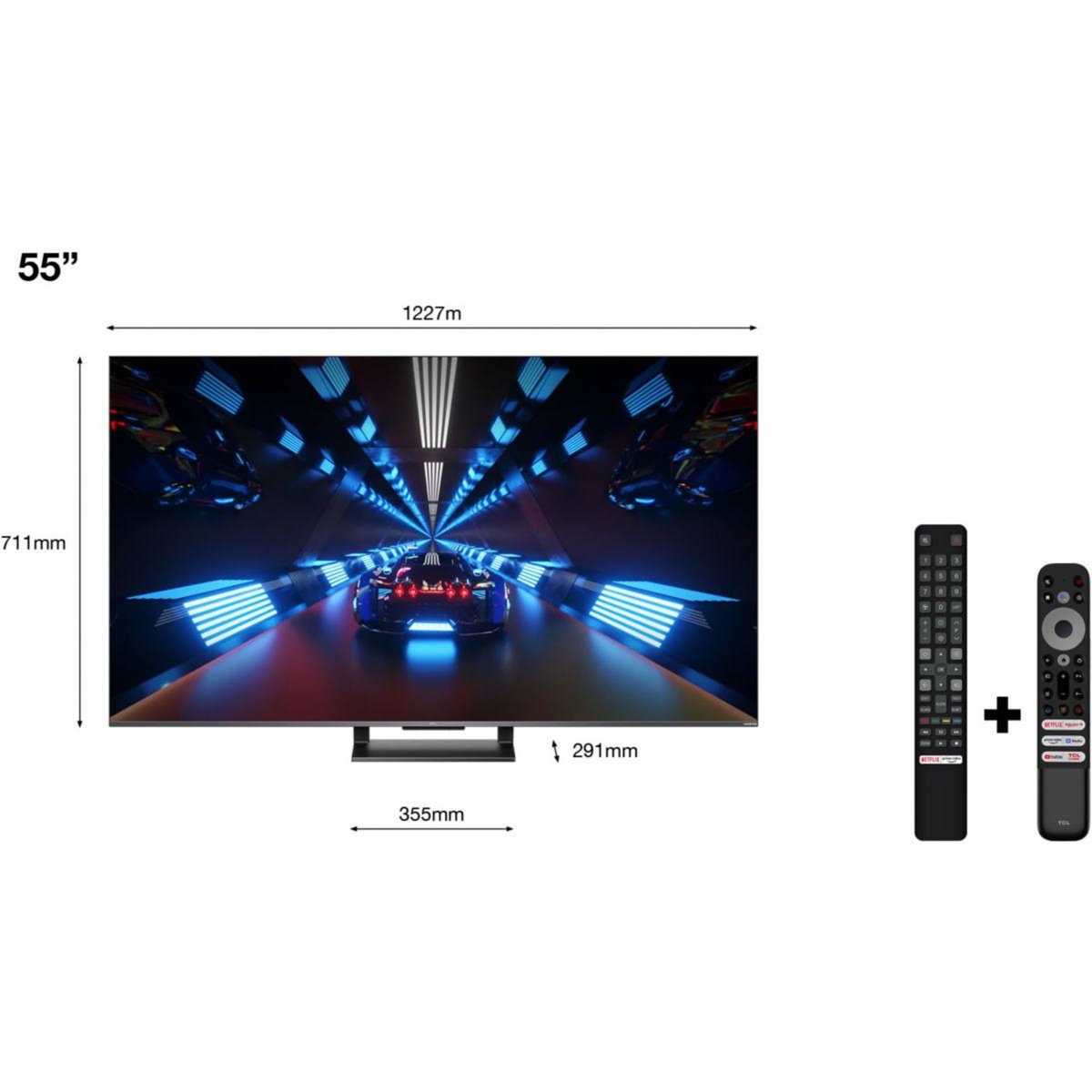 TCL TV QLED 55C735
