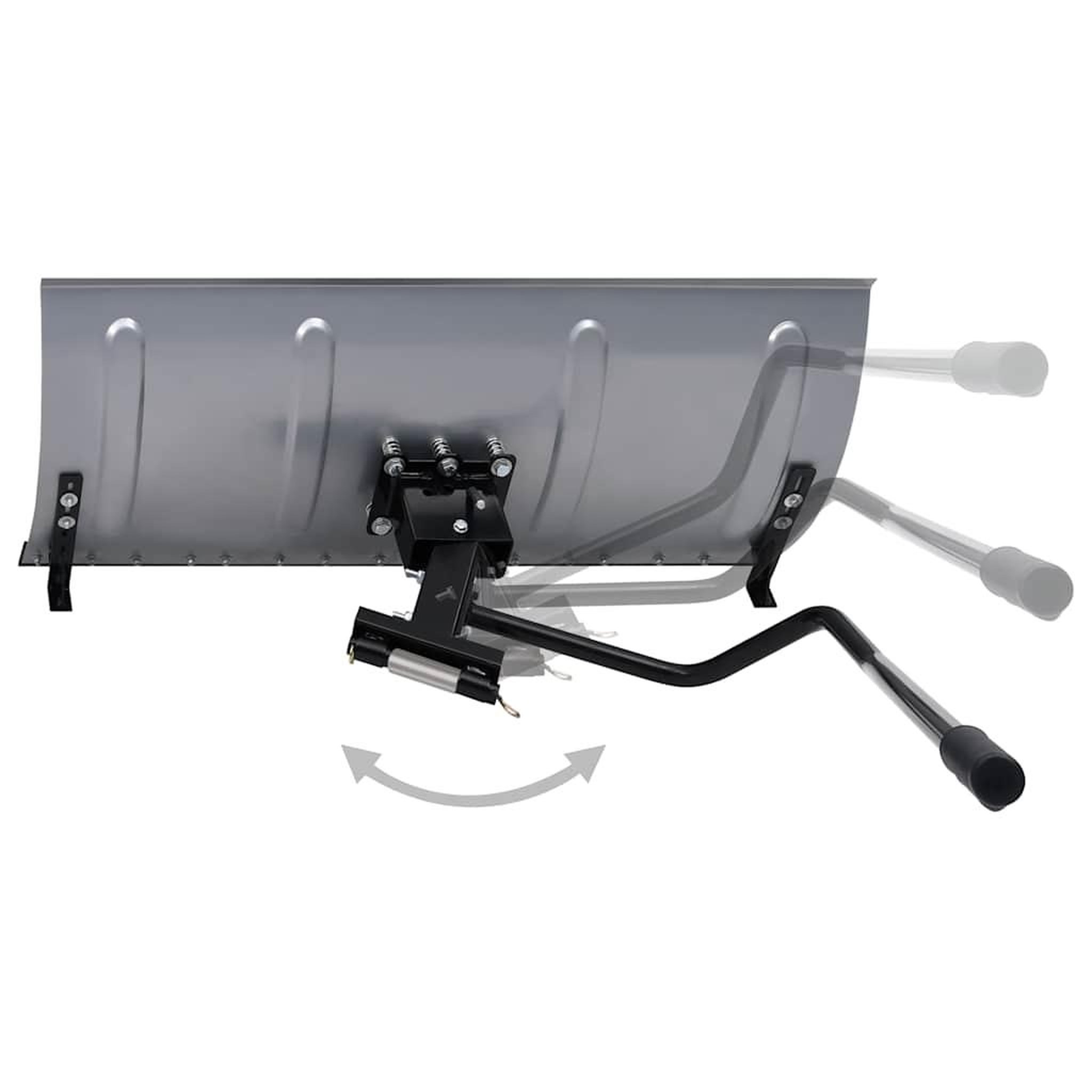 Voir la diapositive 4 : VIDAXL Pare-neige pour tondeuse a gazon 100 cm
