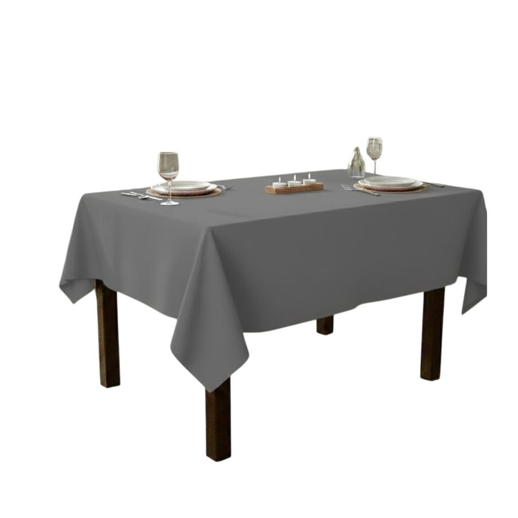 Voir la diapositive 1 : Eden Nappe en polyester finition ourlet nels