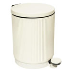 FIVE Poubelle de Salle de Bain  Onyx  5L Beige Lin