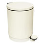 Voir la diapositive 1 : FIVE Poubelle de Salle de Bain  Onyx  5L Beige Lin