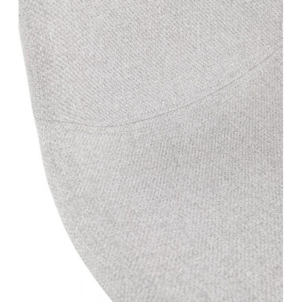 Paris Prix Chaise de Bureau en Tissu  Brandy  81cm Gris Clair