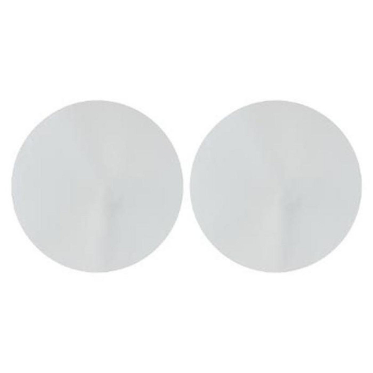 ATMOSPHERA Lot de 2 Miroirs Adhésifs  Rond  40x40cm Argent