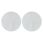 ATMOSPHERA Lot de 2 Miroirs Adhésifs  Rond  40x40cm Argent