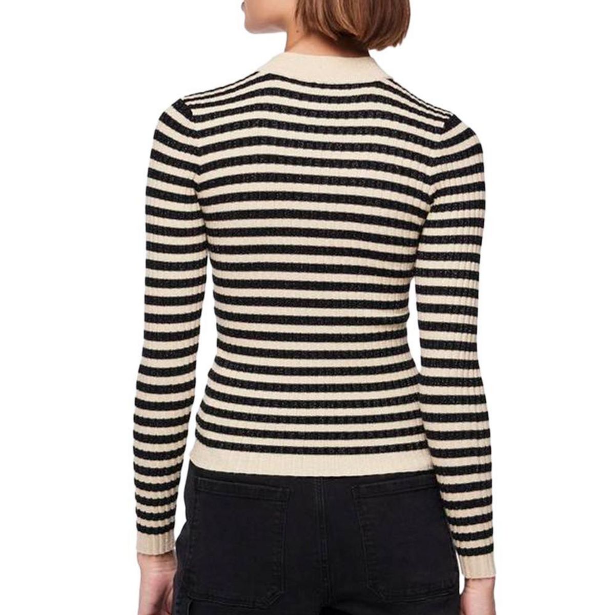 Pieces Pull /Beige Brillant  Femme Pieces Crista