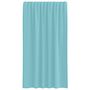 Voir la diapositive 4 : VIDAXL Rideaux en voile avec boucles 2 pcs turquoise 140x175 cm