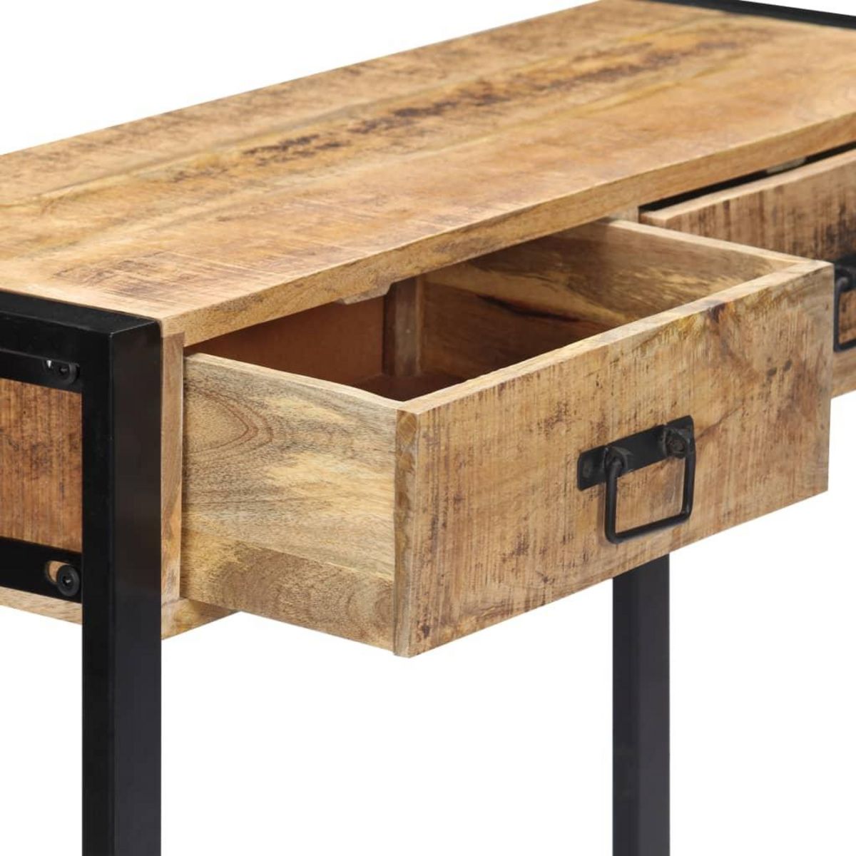 VIDAXL Table console 90 x 30 x 75 cm Bois de manguier massif