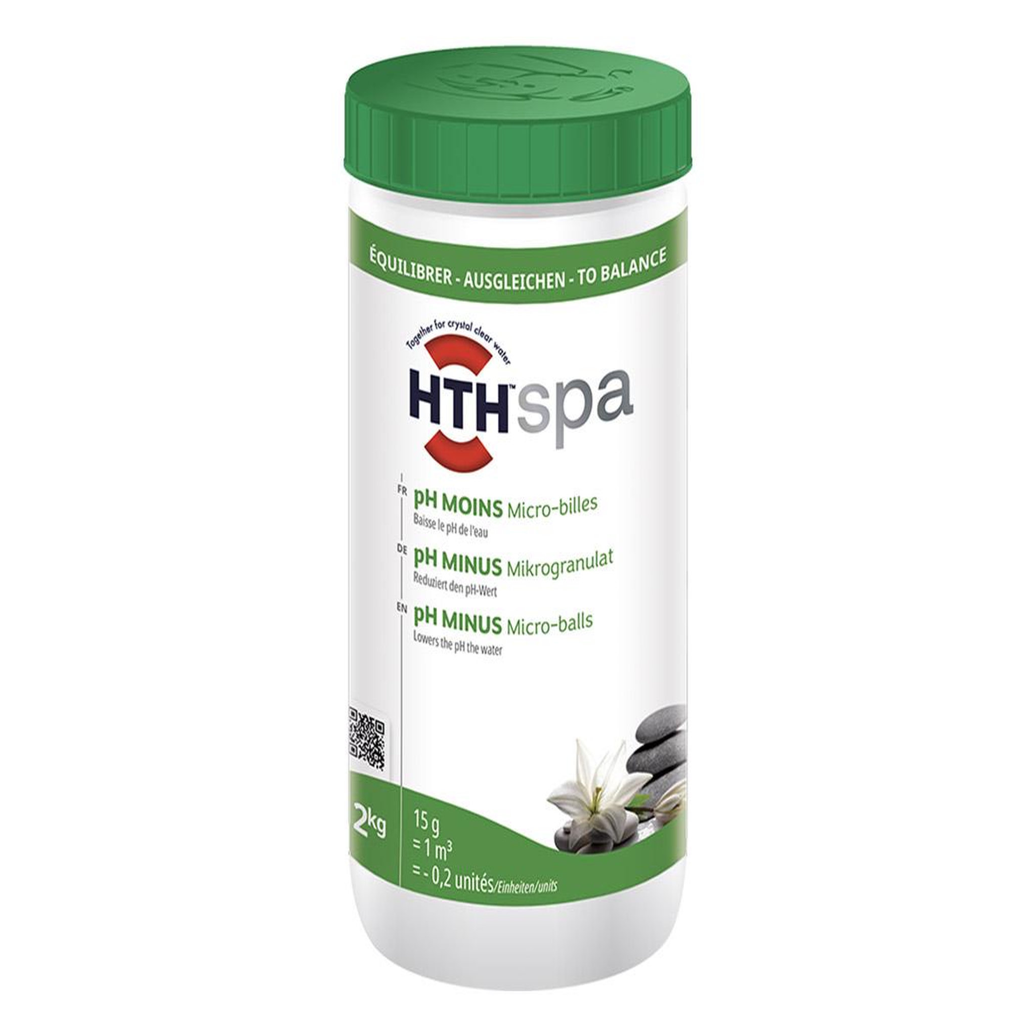 HTH pH moins micro-billes pour spa 2 kg - HTH