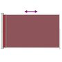Voir la diapositive 3 : VIDAXL Auvent lateral retractable de patio 180x300 cm Rouge
