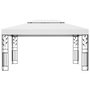 Voir la diapositive 4 : VIDAXL Tonnelle avec double toit et lumieres LED 3x4 m Blanc