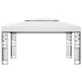 Voir la diapositive 4 : VIDAXL Tonnelle avec double toit et lumieres LED 3x4 m Blanc