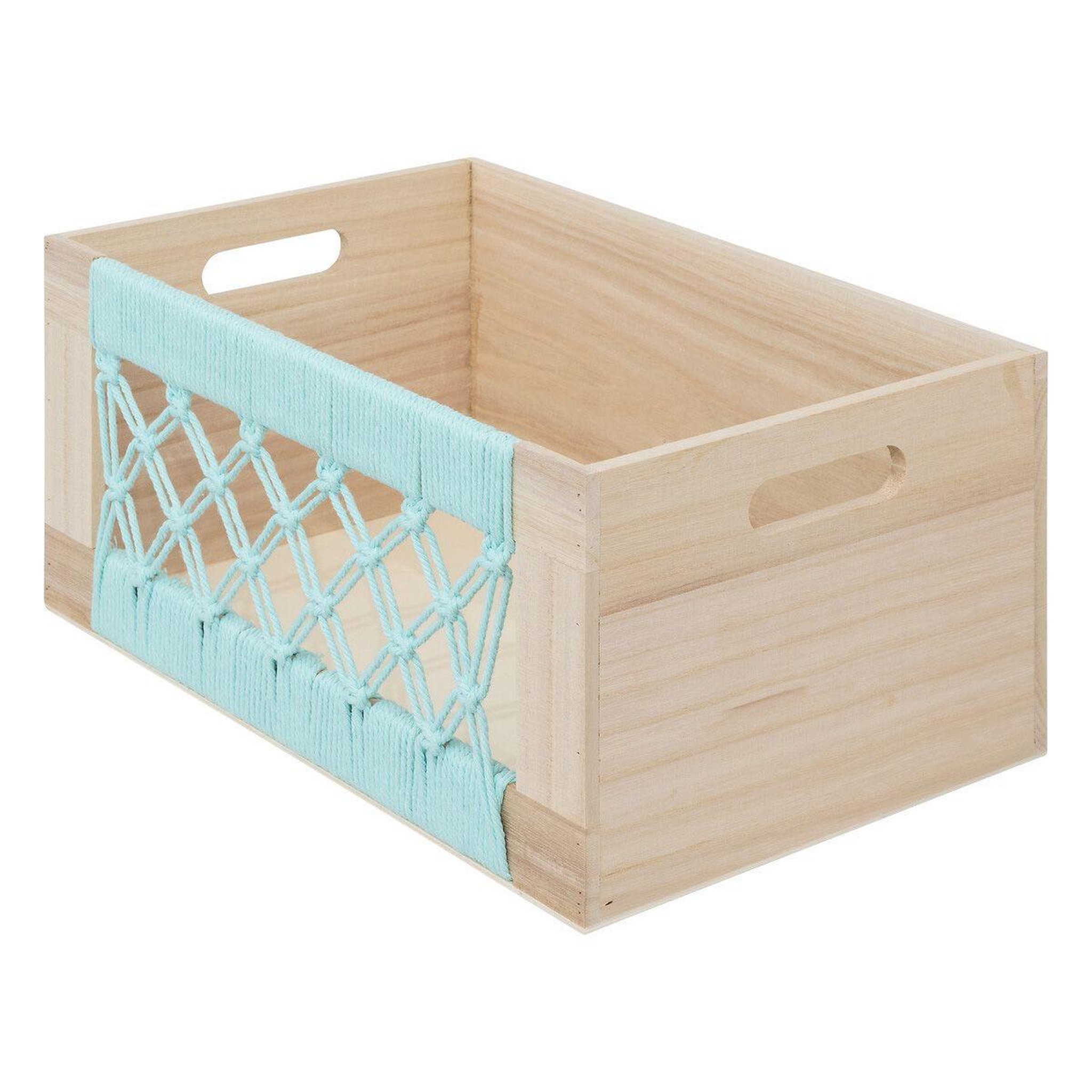 Voir la diapositive 3 : Atmosphera Kids Lot de 3 cagettes macramés  australie  36cm beige