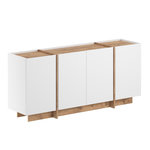 Habitat et Jardin Buffet en bois  Dorma  - 180 x 45 x 80 cm - Blanc / Pin Atlantique