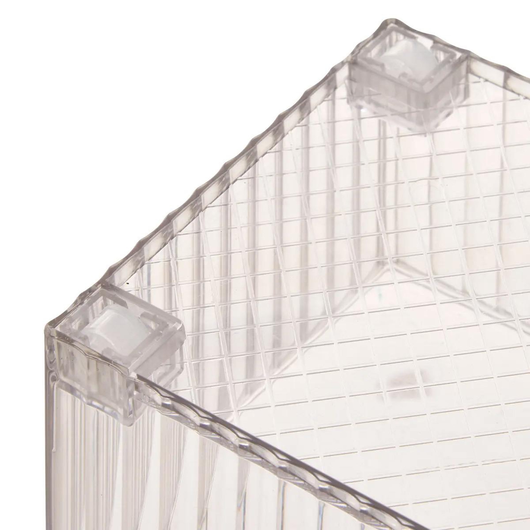 Voir la diapositive 2 : FIVE Bac de rangement frigo à roulettes  streaks  15x31cm transparent