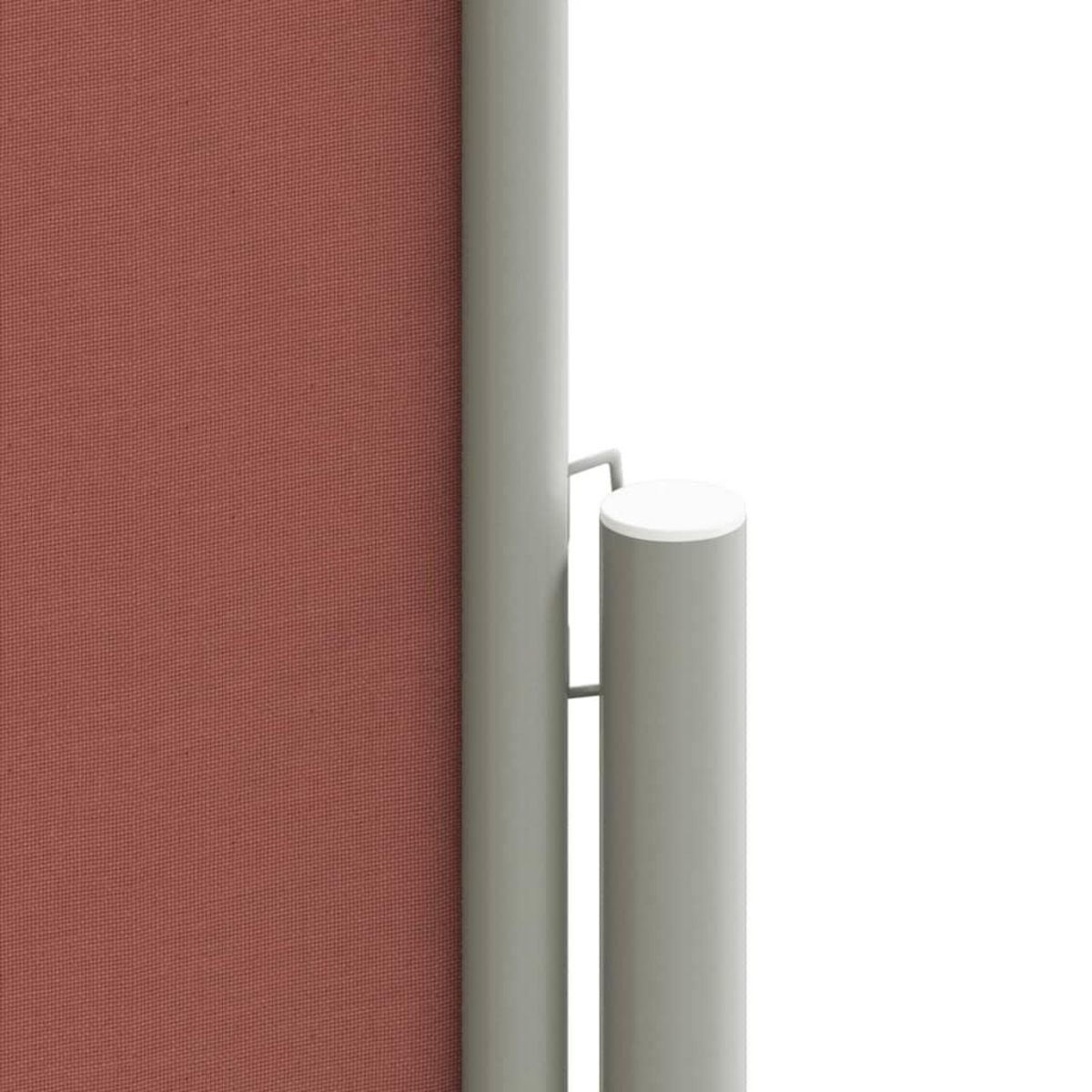 VIDAXL Auvent lateral retractable Marron 140x1200 cm