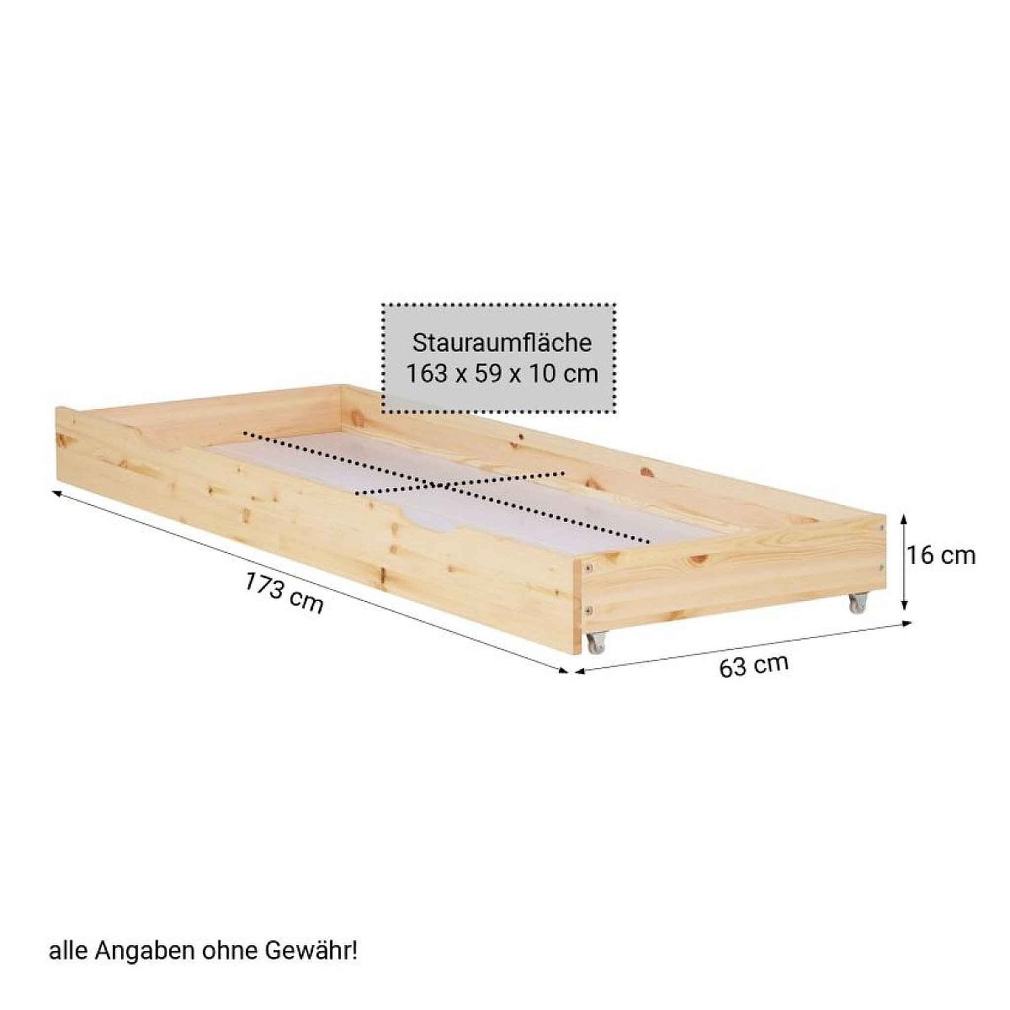 Voir la diapositive 4 : HomeStyle4U Lit simple 90x200 avec tiroir naturel