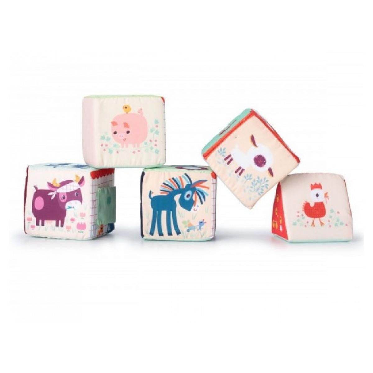 LILLIPUTIENS La ferme - Cubes a empiler