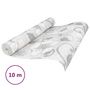 Voir la diapositive 3 : VIDAXL Papier peint 3D motif de fleur gris 10x0,53 m non tisse