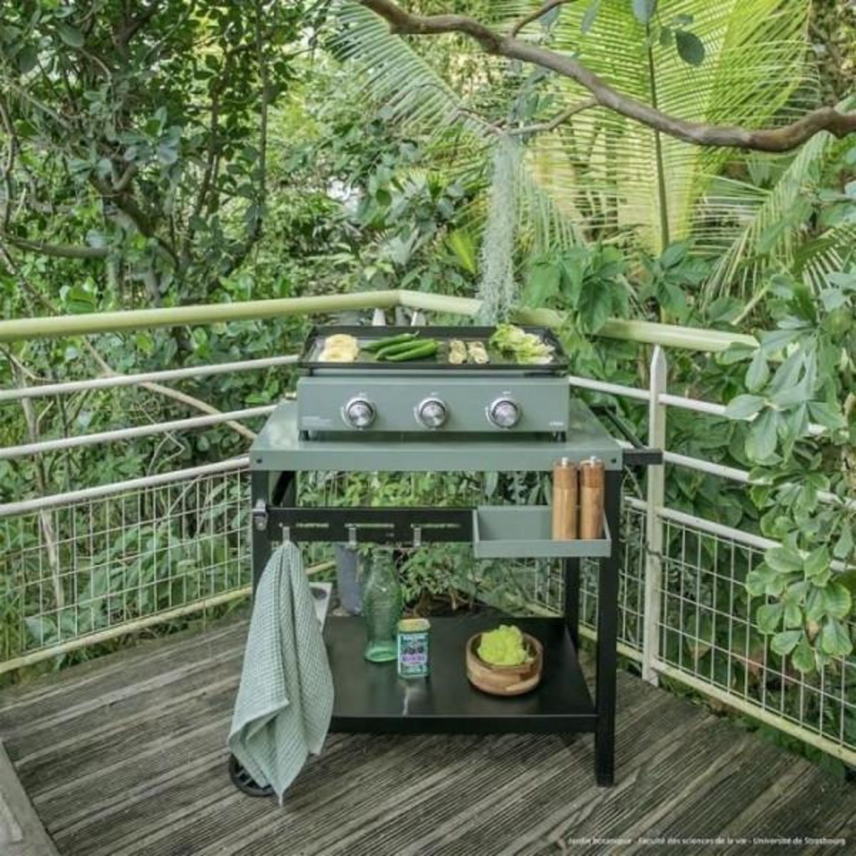 LIVOO Desserte kaki 100.5x63x81cm - GS167V