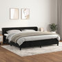 Voir la diapositive 1 : VIDAXL Sommier a lattes de lit et matelas Noir 200x200 cm Velours