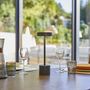 Voir la diapositive 3 : Lumisky Lampe de table sans fil touch LED ROBY Gris Aluminium H30CM