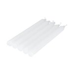 Paris Prix Lot de 5 Bougies Chandelier  Essentiel II  19cm Blanc