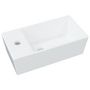Voir la diapositive 2 : VIDAXL Lavabo blanc 48x25x15 cm ceramique