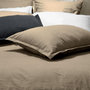 Voir la diapositive 4 : Sensei Maison Lot de 2 taies d'oreiller en coton lavé biologique ORGANIKA