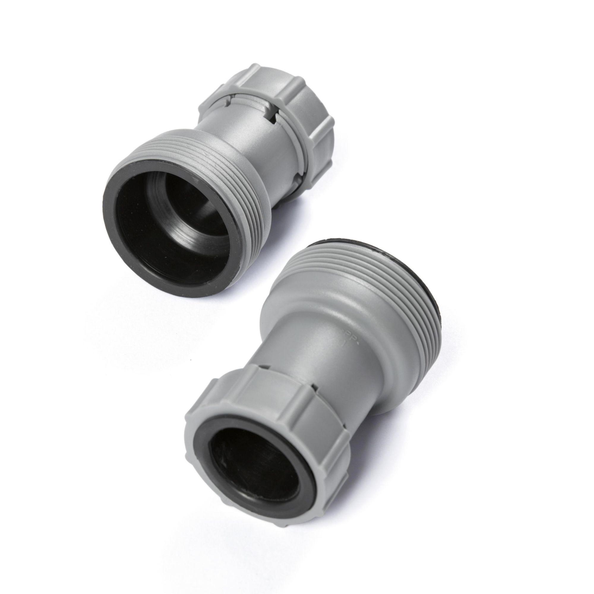 Raccord adaptateur d 38-32 piscine 2pcs