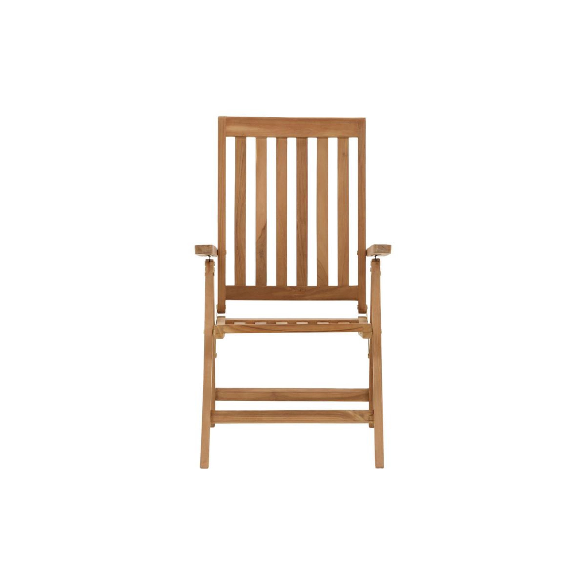 Voir la diapositive 2 : Paris Prix Chaise de jardin en teck  kenya  105cm naturel