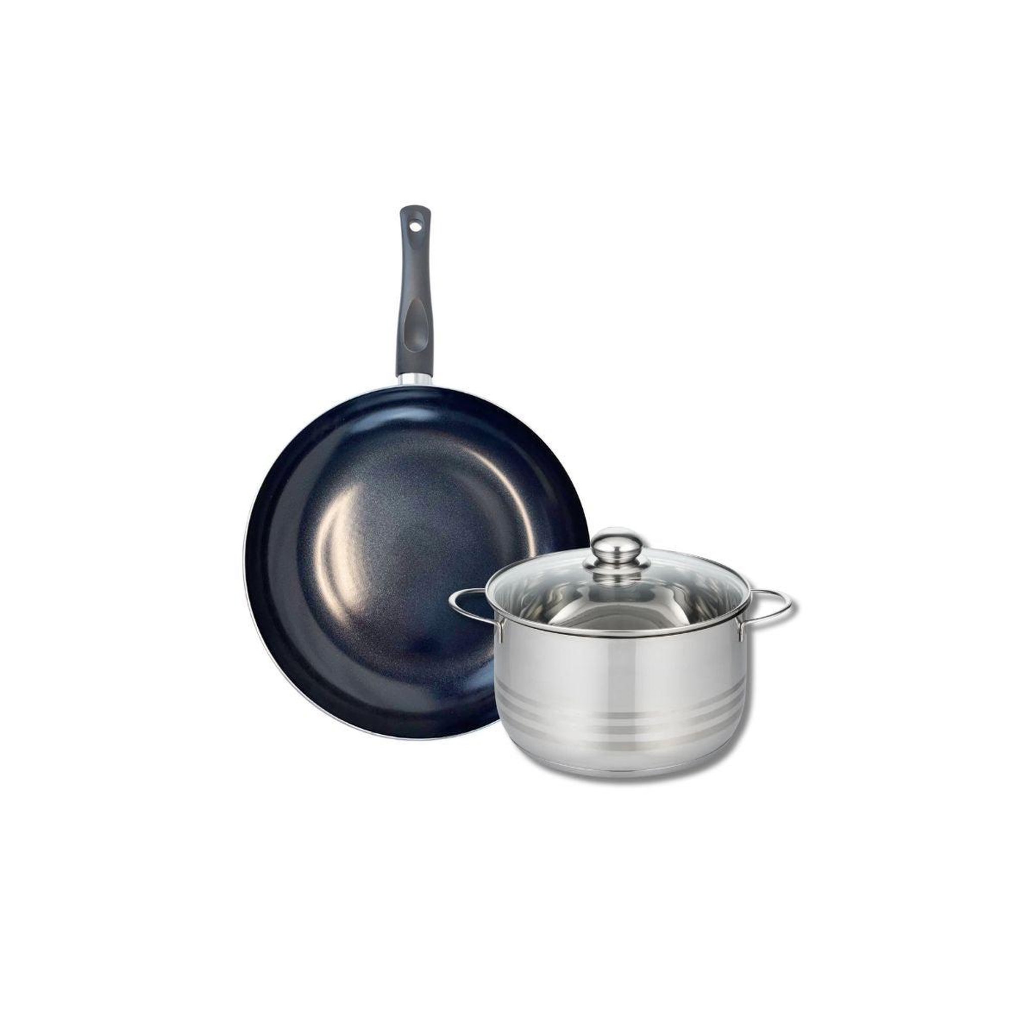 ELO Ensemble de 1 poêle de cuisson 28 cm et 1 faitout 20 cm elo prima brillant