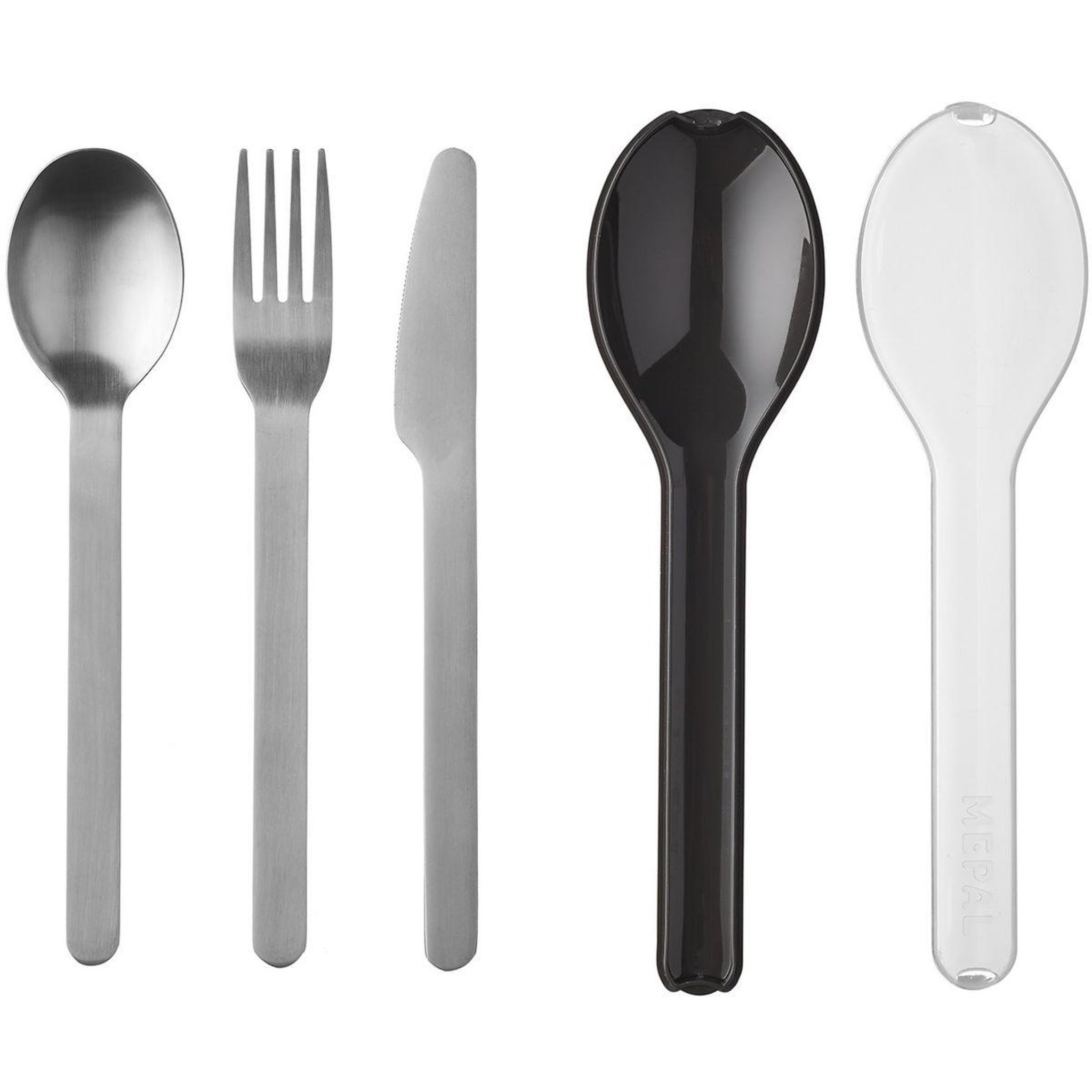 Voir la diapositive 2 : MEPAL Couverts set de 3pcs - nordic black