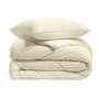 Voir la diapositive 4 : Douceur d'Intérieur Housse de couette 240x220 + 2 taies finition flanelle