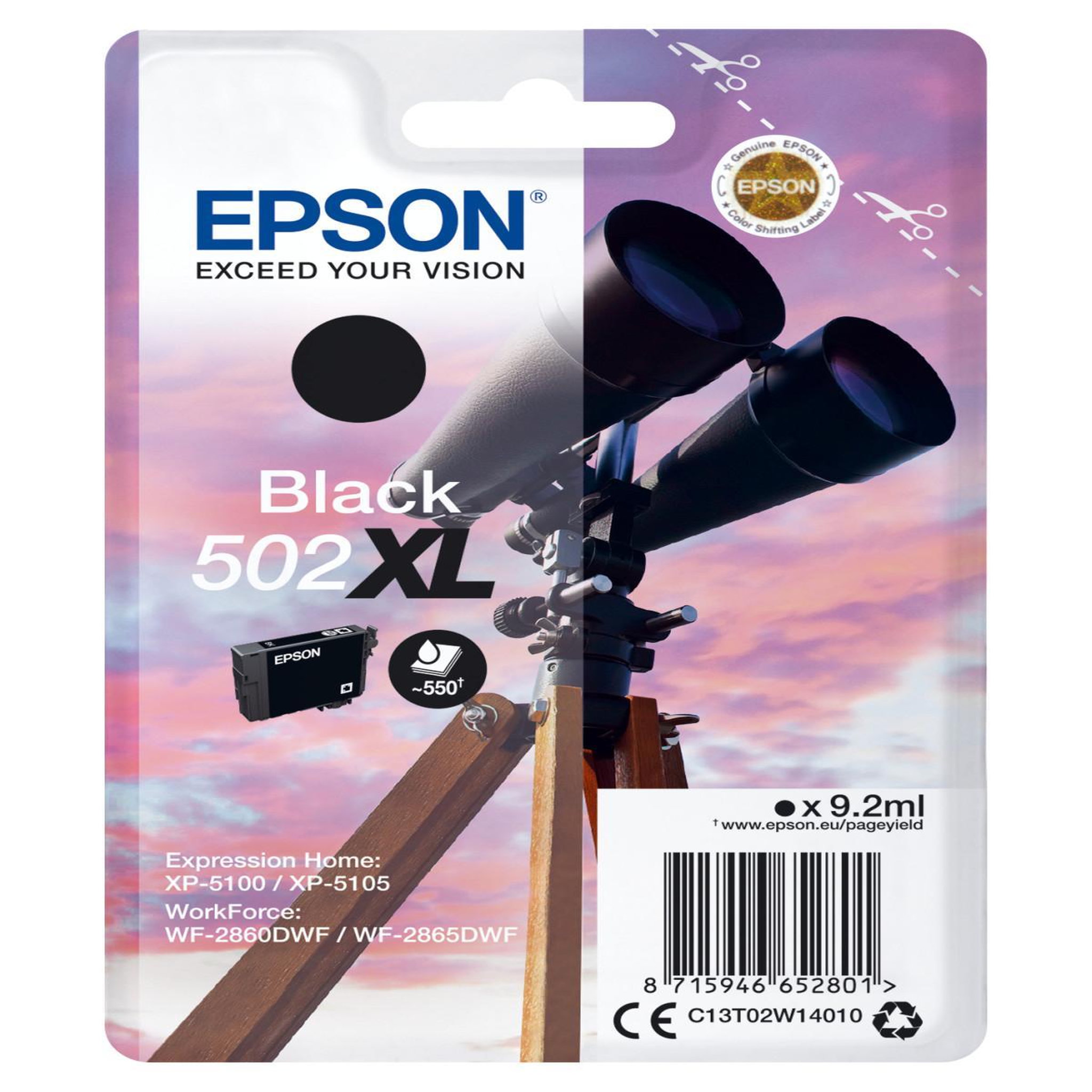 Voir la diapositive 2 : Epson EPSON Cartouche dencre 502 XL Noir -Jumelles C13T02W14010