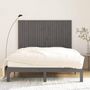 Voir la diapositive 3 : VIDAXL Tete de lit murale Gris 159,5x3x110 cm Bois massif de pin