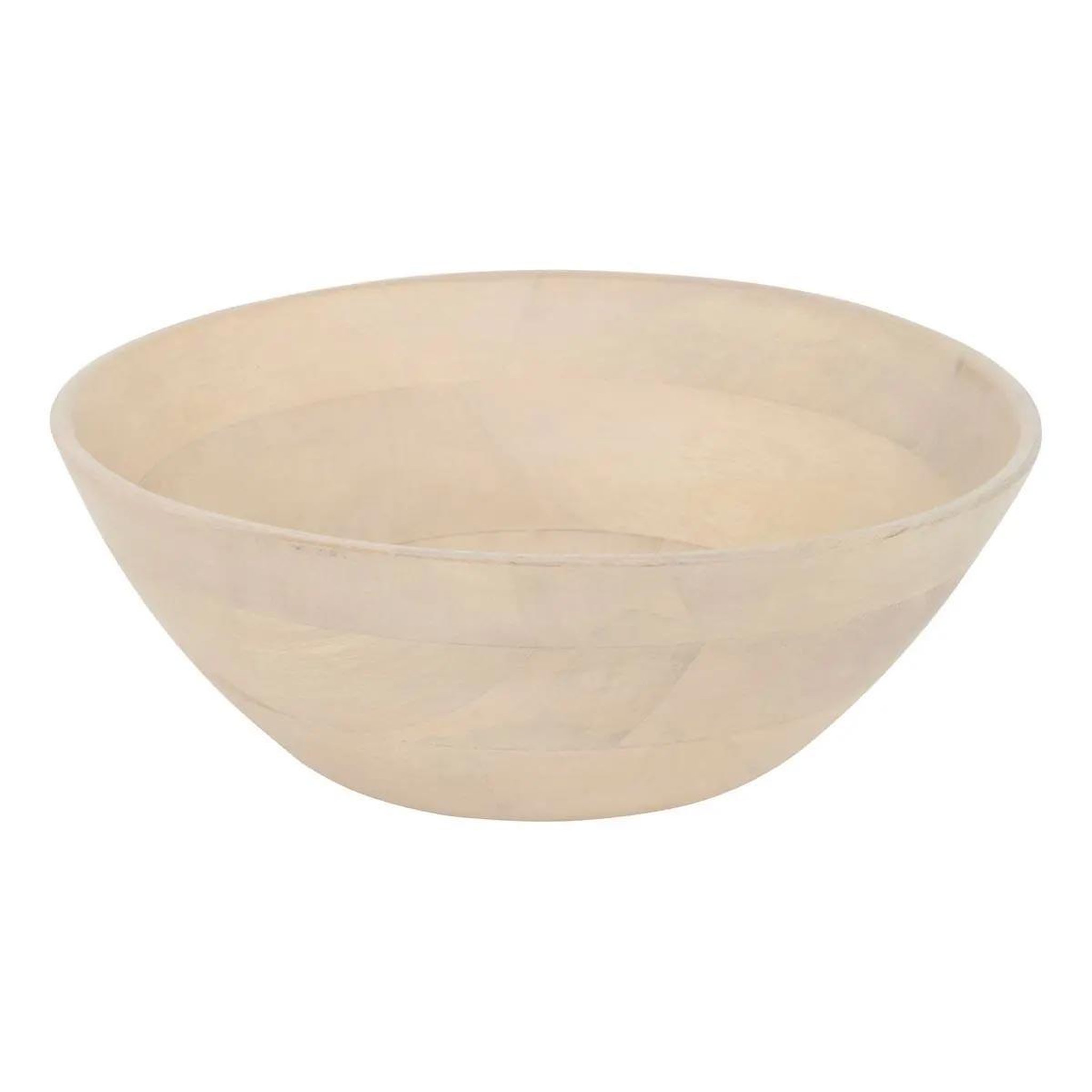 SECRET DE GOURMET Saladier en bois  ward  25cm beige
