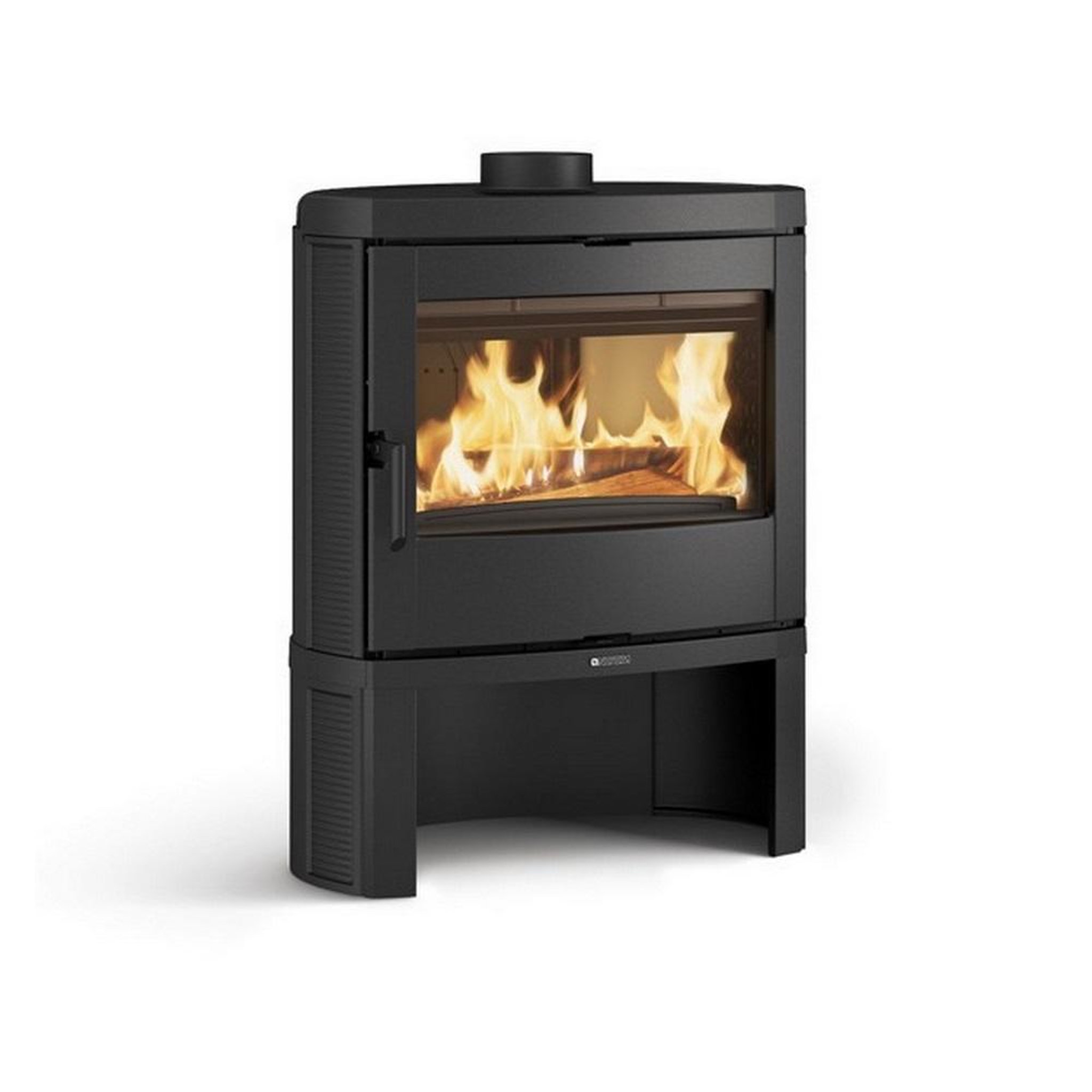 Voir la diapositive 1 : NORDICA EXTRAFLAME Poêle à bois fonte 7.7kw noir - jennifer2.0