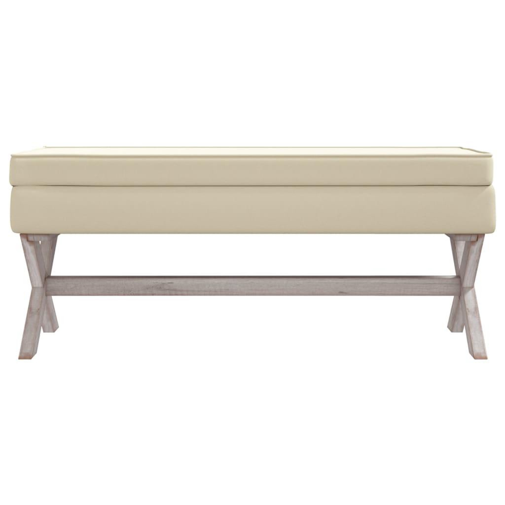 Voir la diapositive 3 : VIDAXL Tabouret de rangement 110x45x49 cm lin