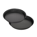 ZENKER Set de 2 moules à tartes ou quiches de 28 cm et 30 cm Zenker Spécial Countries
