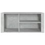 Voir la diapositive 5 : VIDAXL Armoire a chaussures Gris beton 100x35x45 cm Bois d'ingenierie