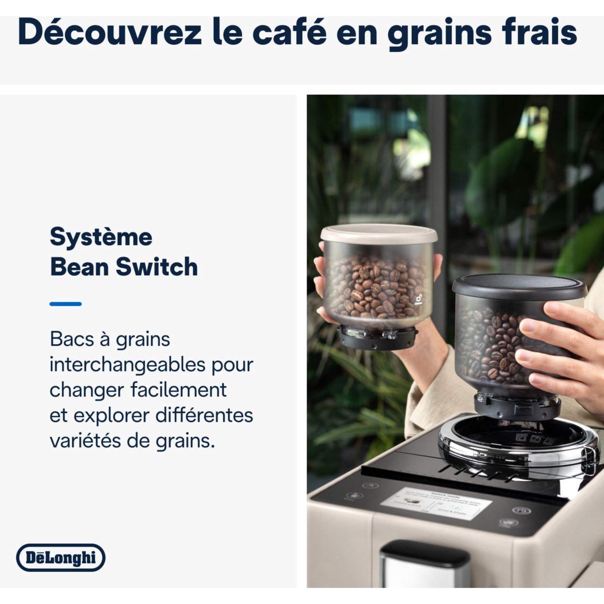 Voir la diapositive 5 : DELONGHI Expresso Broyeur FEB4435.BG Rivelia Beige