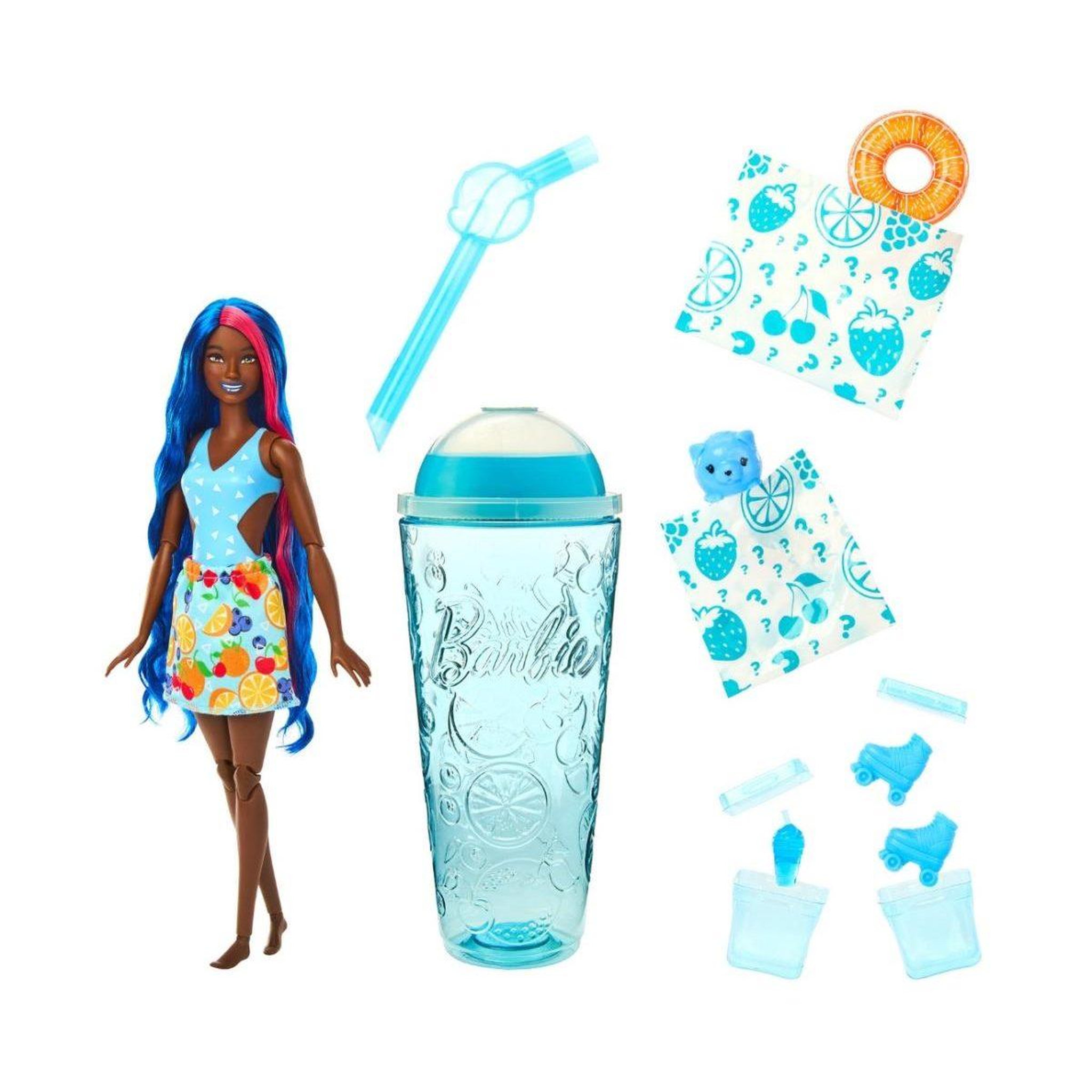 Voir la diapositive 4 : MATTEL Poupée barbie  hnw42 pop reveal - mélange de fruits