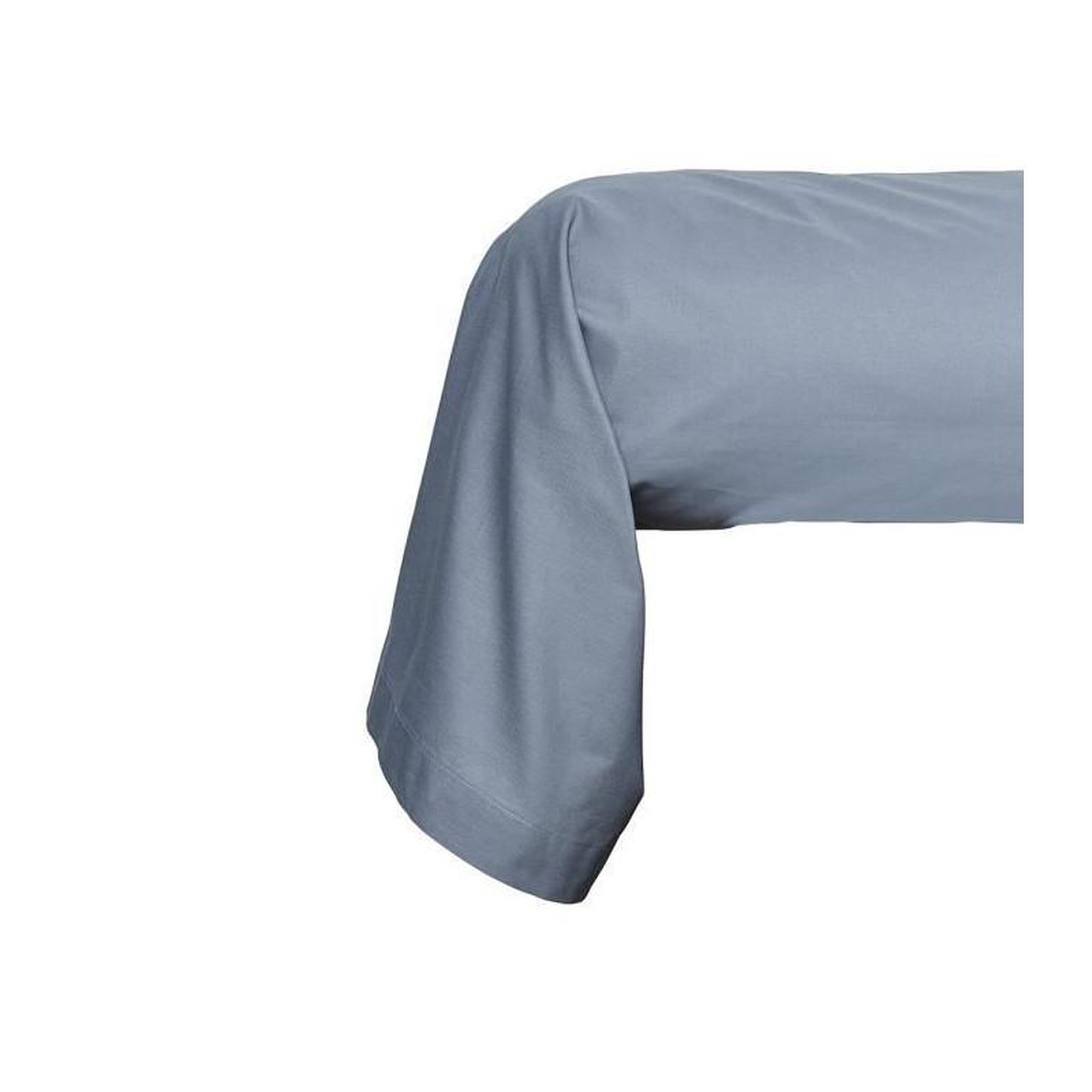 Voir la diapositive 3 : Today Taie de traversin TODAY Essential - 45 x 185 cm - 100% Coton uni - Denim