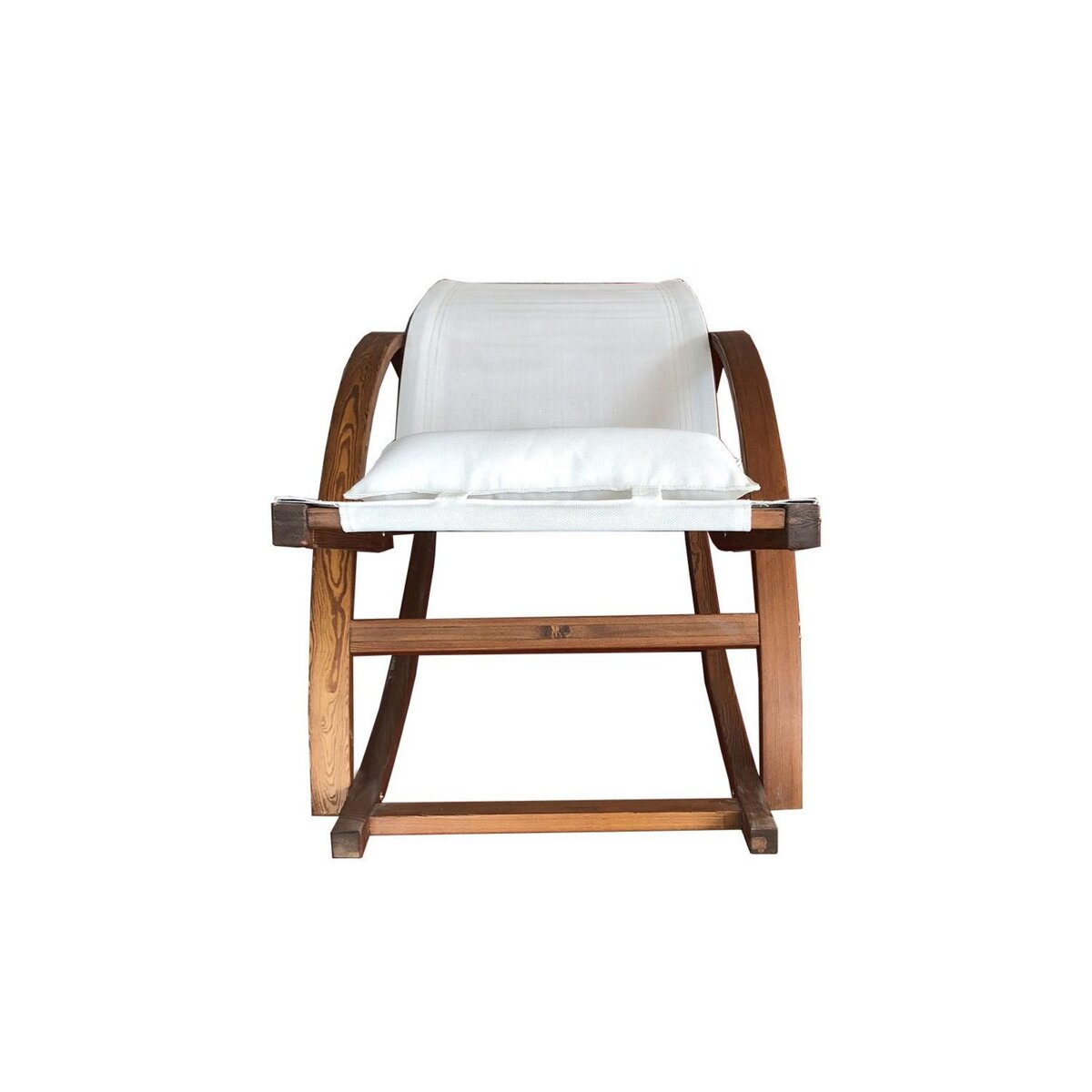 CONCEPT USINE Transat à bascule en bois écru ALCOBA