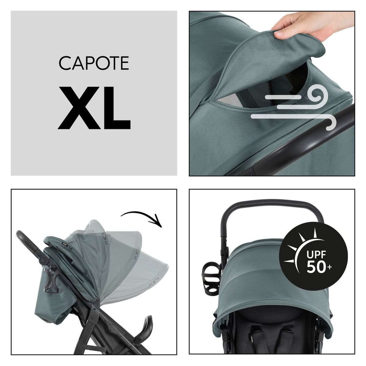 HAUCK Poussette citadine Rapid 4D