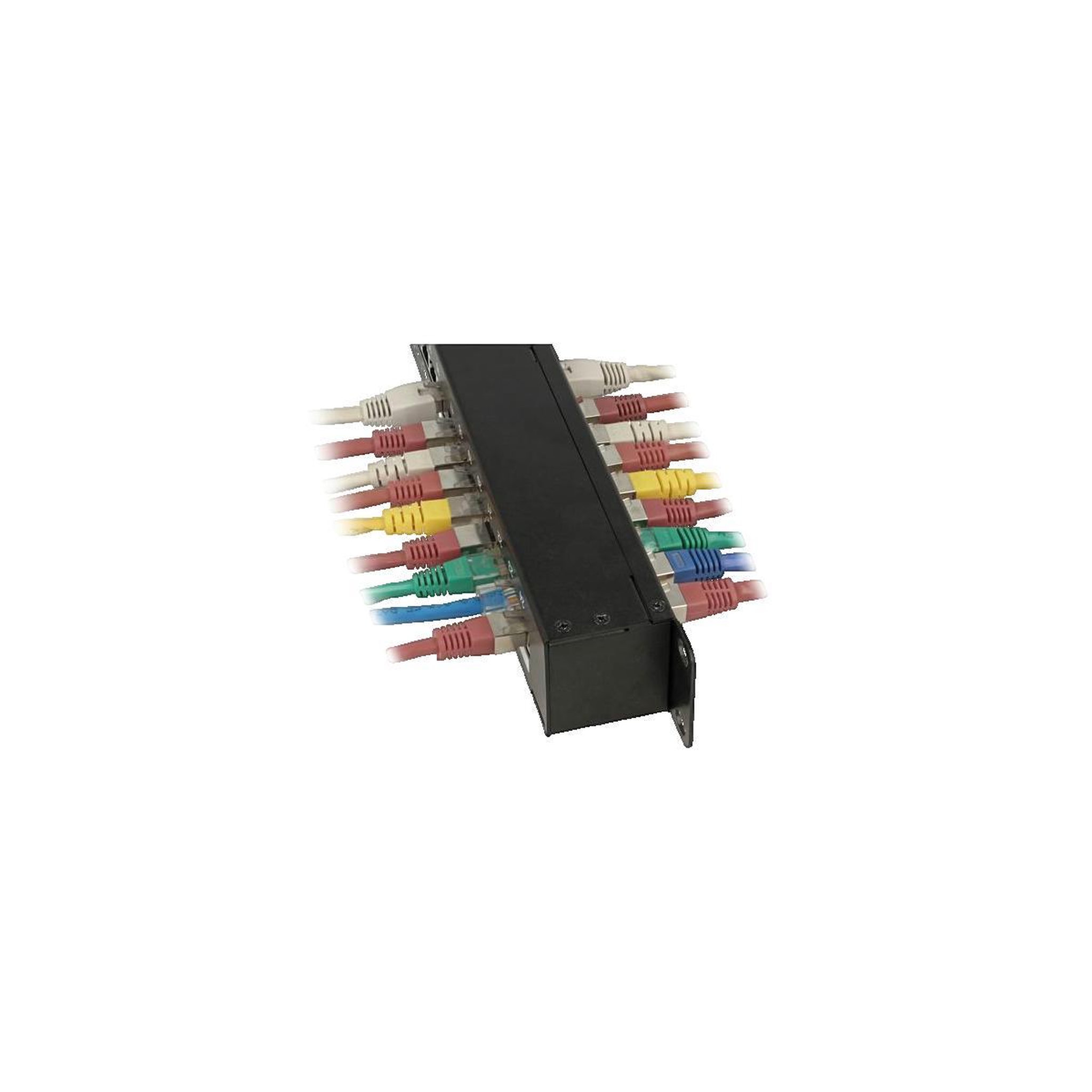 Voir la diapositive 3 : DeLock Panneau de brassage Delock 43295 - RJ-45 x 24 - Noir - 1U
