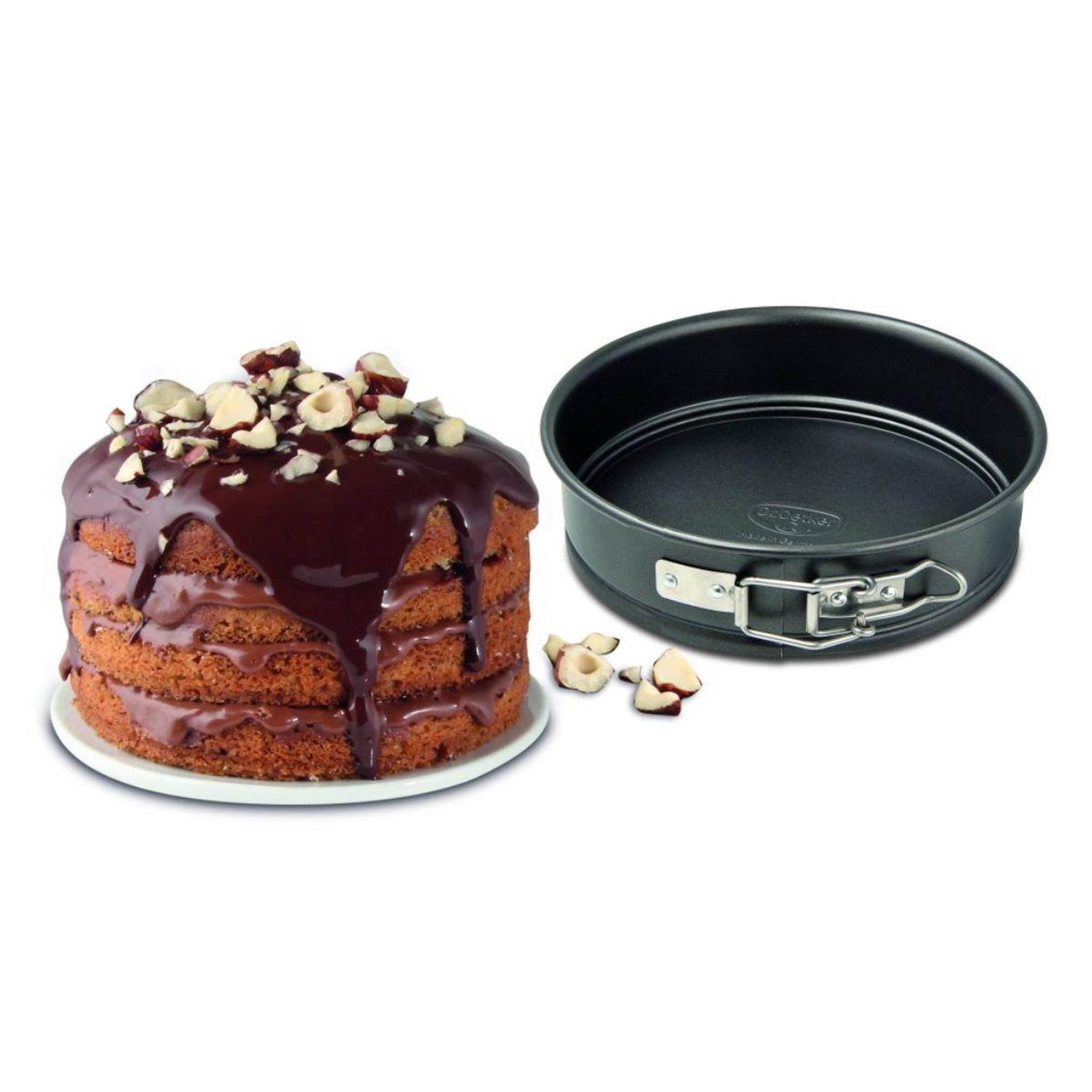 Voir la diapositive 2 : DR.OETKER Moule à manqué à charnière 16 cm dr.oetker